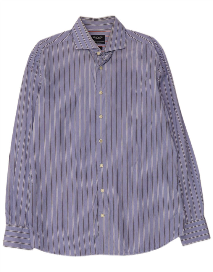 Hackett Chemise Slim Fit Homme Grand Bleu Rayé Coton