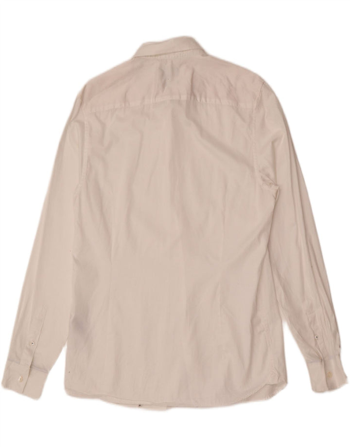 Ted Baker Chemise Slim Fit pour Homme Taille 4 Grand Coton Blanc