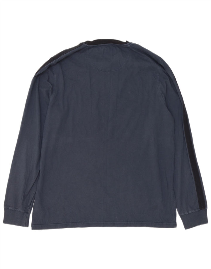 BARBOUR Haut ajusté à manches longues pour hommes, grand colorblock bleu marine