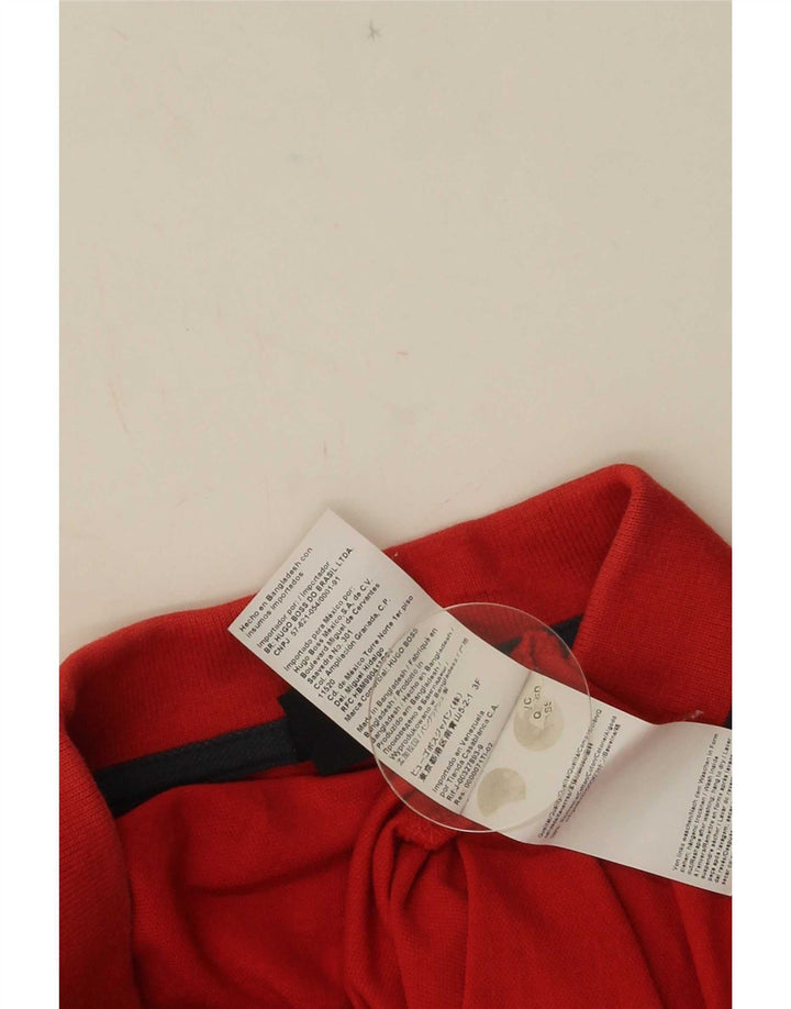 Hugo Boss Polo Regular Fit Coton Rouge Moyen Homme