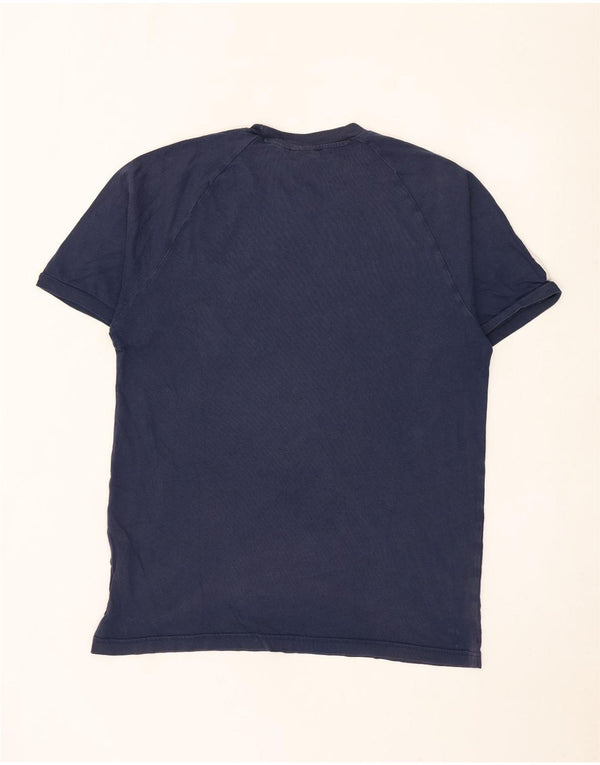 ADIDAS T-Shirt Homme Haut Large Bleu Marine Coton