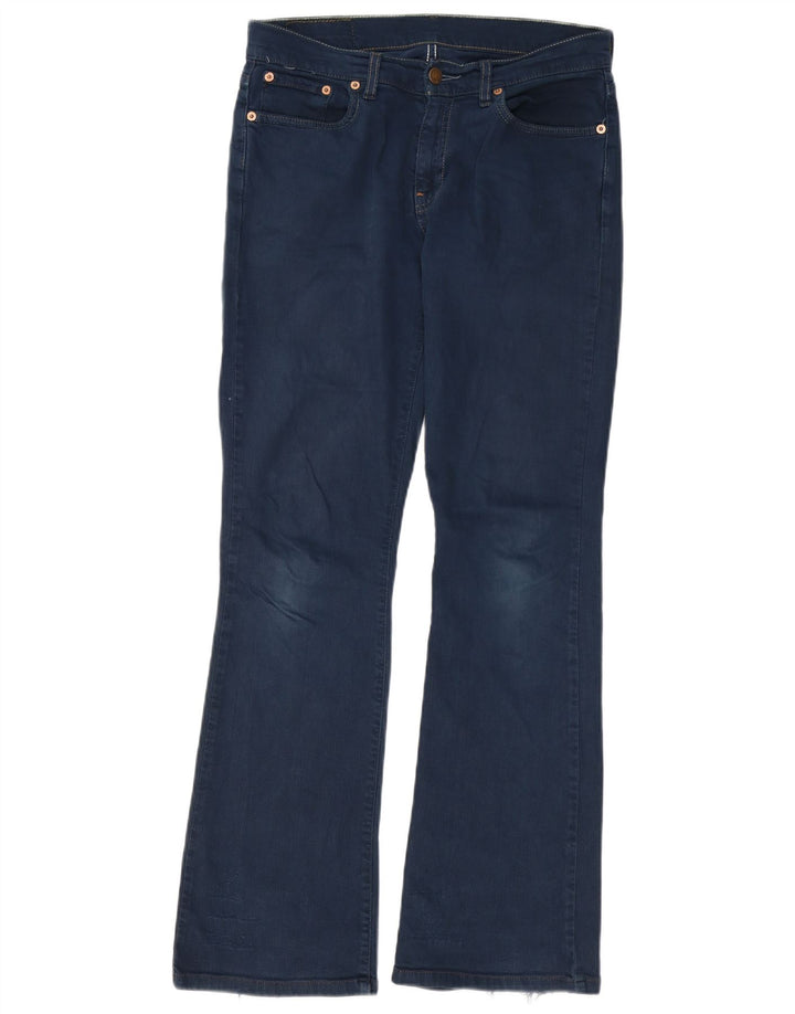 LEVI'S Jean Bootcut Femme W30 L32 Bleu Marine Coton