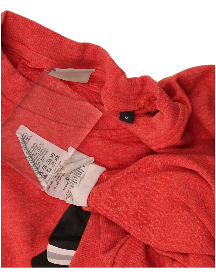 Jack & Jones Sweat-Shirt Graphique Homme Rouge Moyen Polyester Hiver