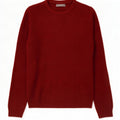 Marks & Spencer Pull Col Rond Homme Acrylique Bordeaux Moyen