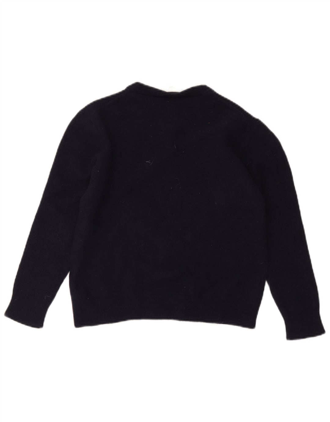 Lacoste Pull col rond garçon 7-8 ans Bleu marine Laine vierge