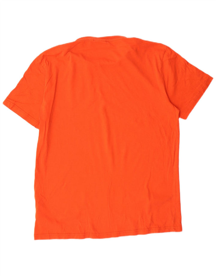 NAPAPIJRI T-Shirt Homme Haut Large Orange Coton