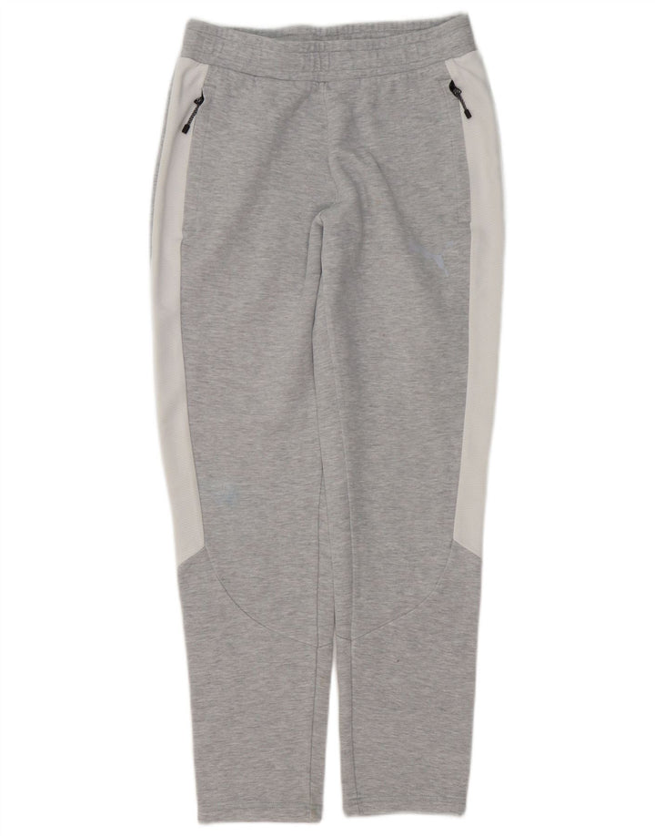 Puma Pantalon de Survêtement Homme Small Gris Colorblock Cotton