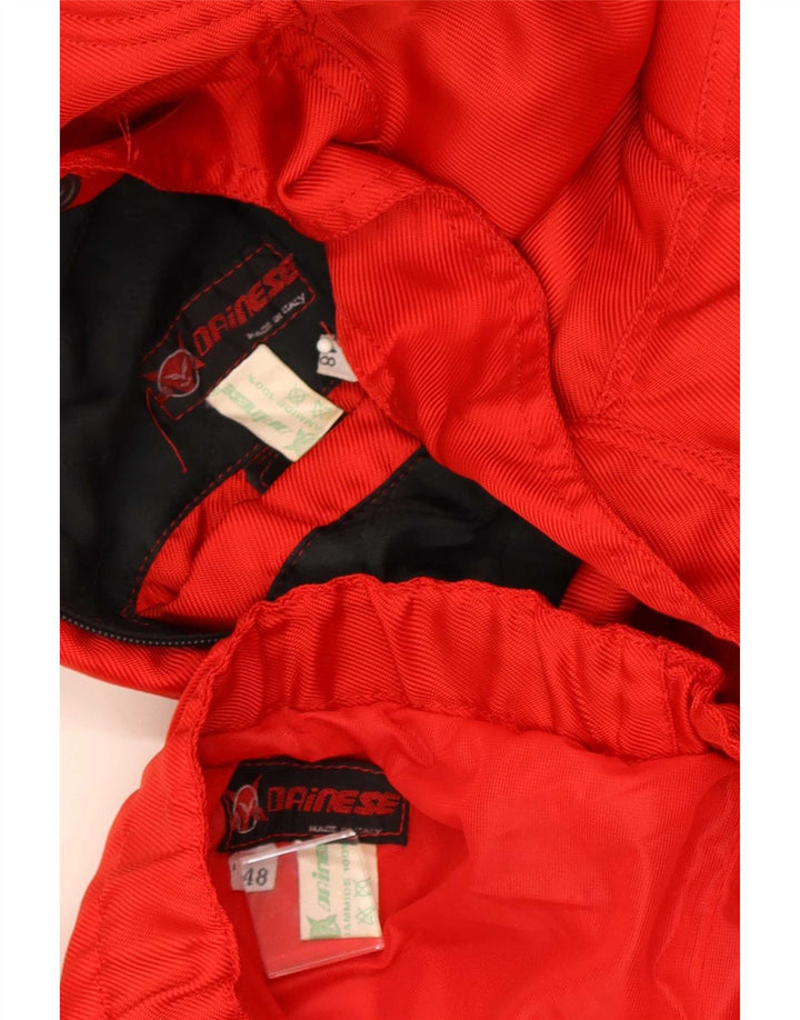 Dainese Ensemble 2 pièces Motorstyle pour homme IT 48 Medium W30 L31 Rouge Polyamide