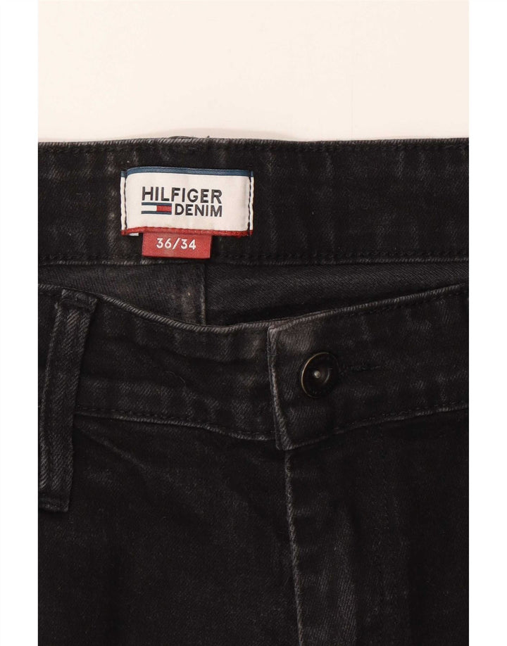 Tommy Hilfiger Mens Slim Jeans W36 L34 Grey Cotton