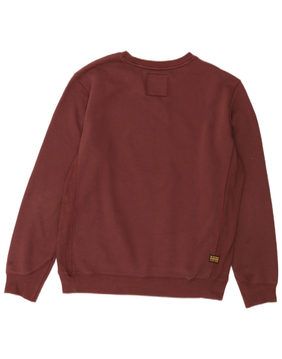 G-Star Sweat-shirt pour homme en coton bordeaux Taille L