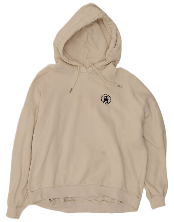 Tommy Hilfiger Pull à capuche pour homme XL Coton beige
