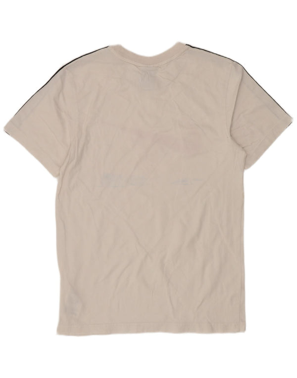 Nike T-shirt graphique pour homme en coton color block Blanc Taille S