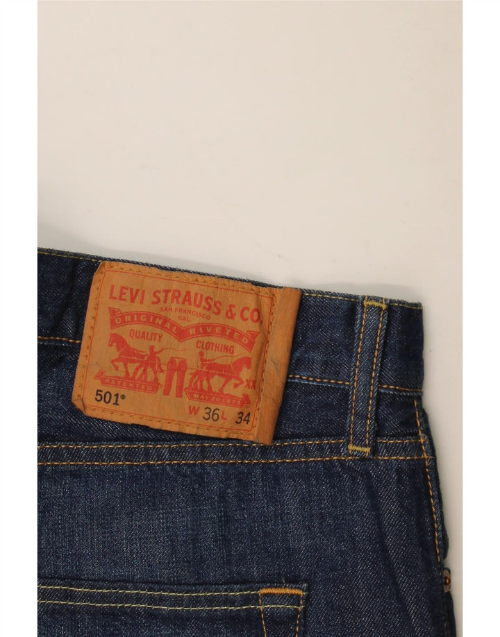 Levi's Jean Droit 501 Homme Bleu W36 L30 Coton