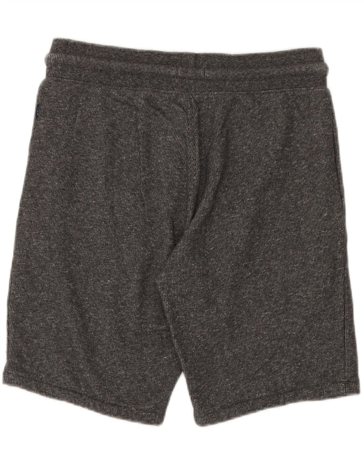 Superdry Short de Sport Homme Gris Moyen Coton