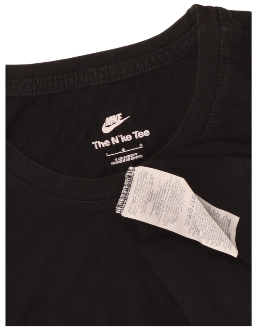 Nike T-Shirt Homme Grand Noir Coton