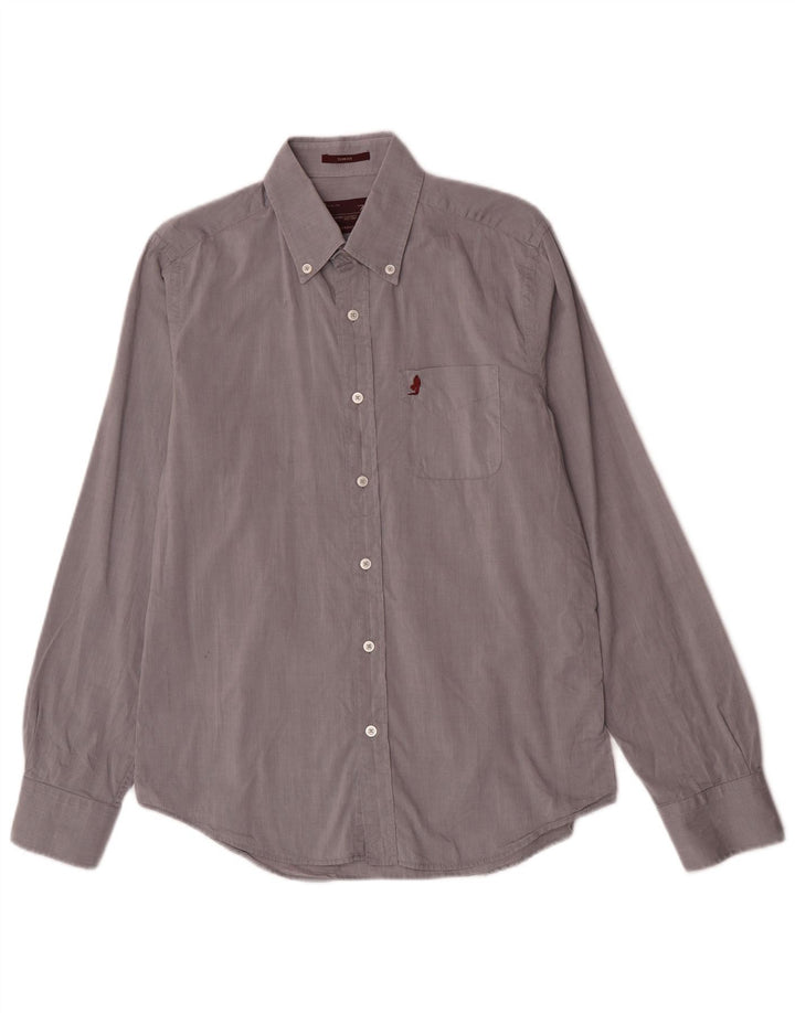 Chemise Slim Fit Homme Marlboro Classics Gris Moyen