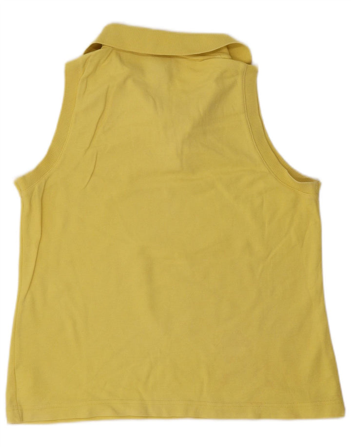 Fila Polo sans manches pour femme IT 46 Large Jaune