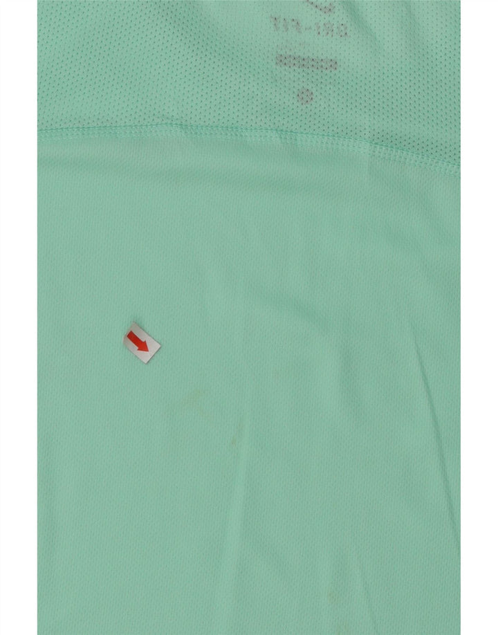 NIKE Womens Dri Fit T-Shirt Top UK 10 Small Turquoise Polyester Vintage Nike and Second-Hand Nike from Messina Hembry 