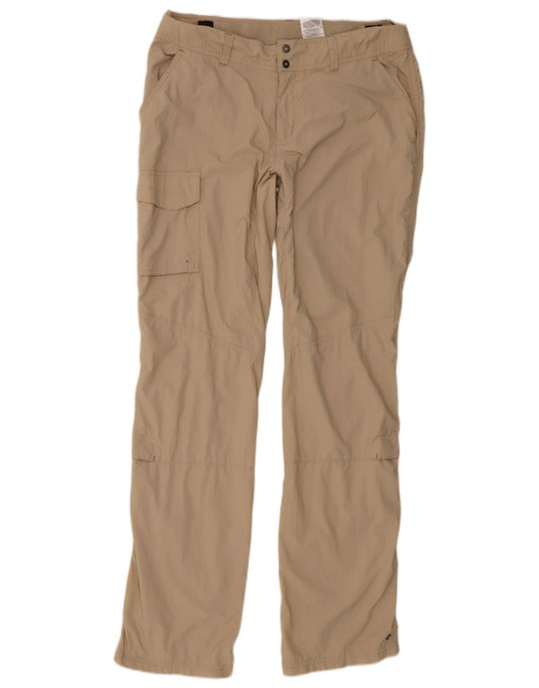 Columbia Pantalon cargo régulier taille basse pour femme UK 8 Small W32 L32 Beige