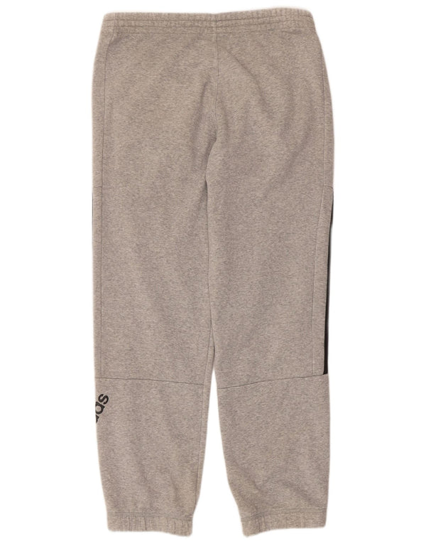 Adidas Pantalon de survêtement graphique pour homme en coton moucheté petit gris