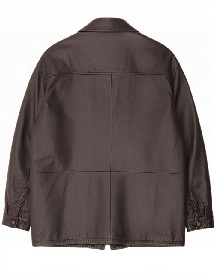 Rover & Lake Manteau en cuir pour homme IT 52 XL Marron