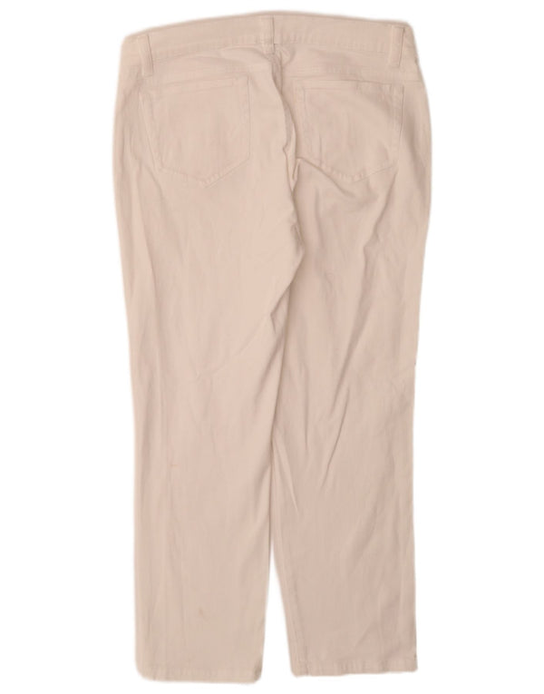 Orvis Jean droit pour femme US 10 Large W30 L28 Coton blanc