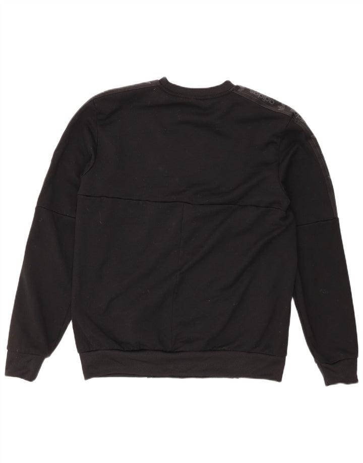 Adidas Sweat-shirt graphique pour homme Noir moyen Polyester