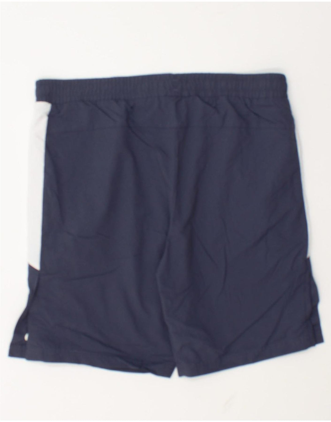 Reebok Short de Sport Homme Bleu Marine Moyen Nylon Colorblock