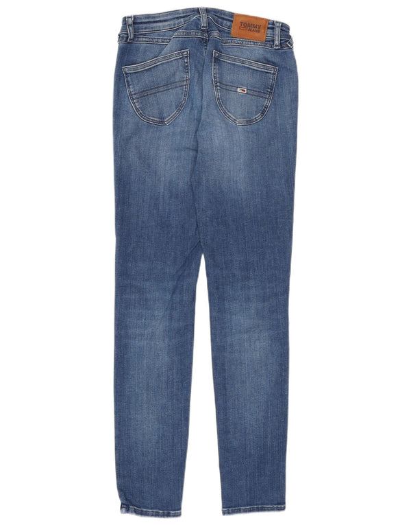 Tommy Hilfiger Jean skinny Sophie taille basse pour femme W26 L30 Bleu coton