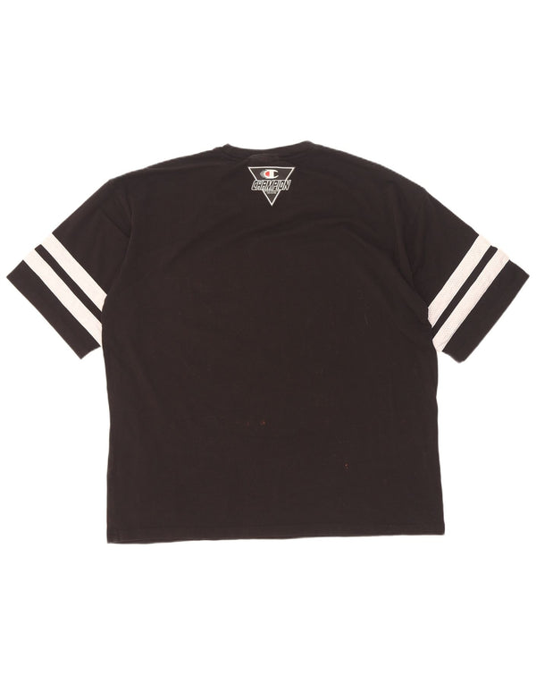 Champion T-Shirt Graphique Homme Noir Moyen
