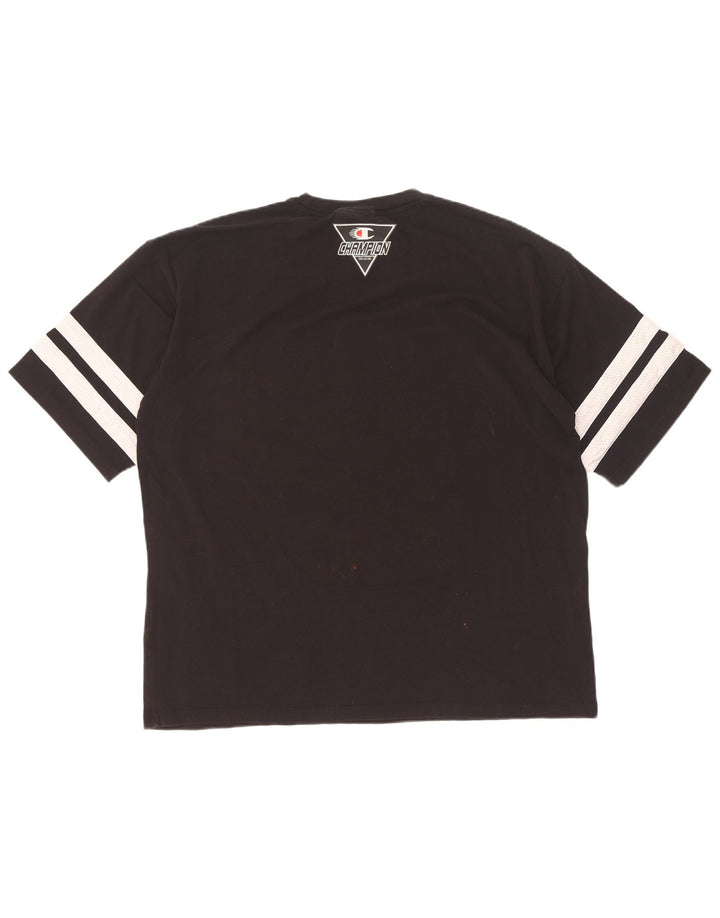 Champion T-Shirt Graphique Homme Noir Moyen