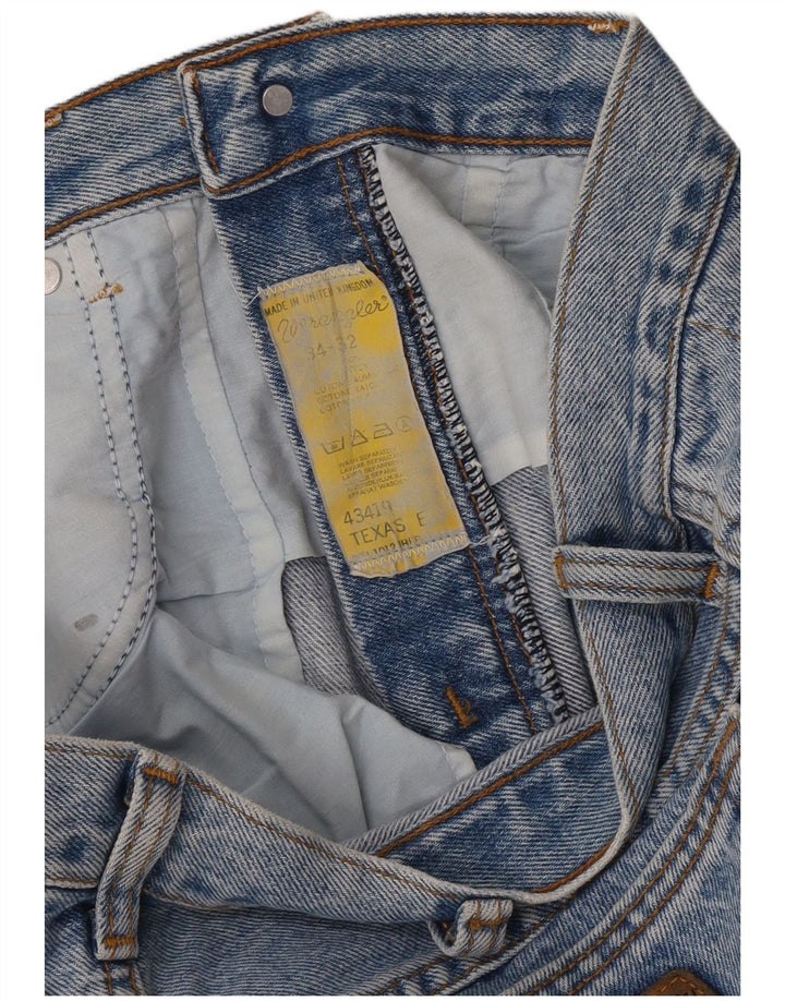 Wrangler Jean Droit Texas Homme W34 L32 Bleu Coton