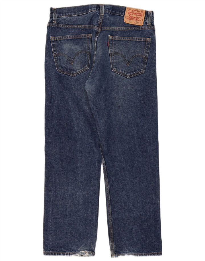 Levi's Jean Droit 505 Regular Fit Homme W34 L29 Bleu Coton
