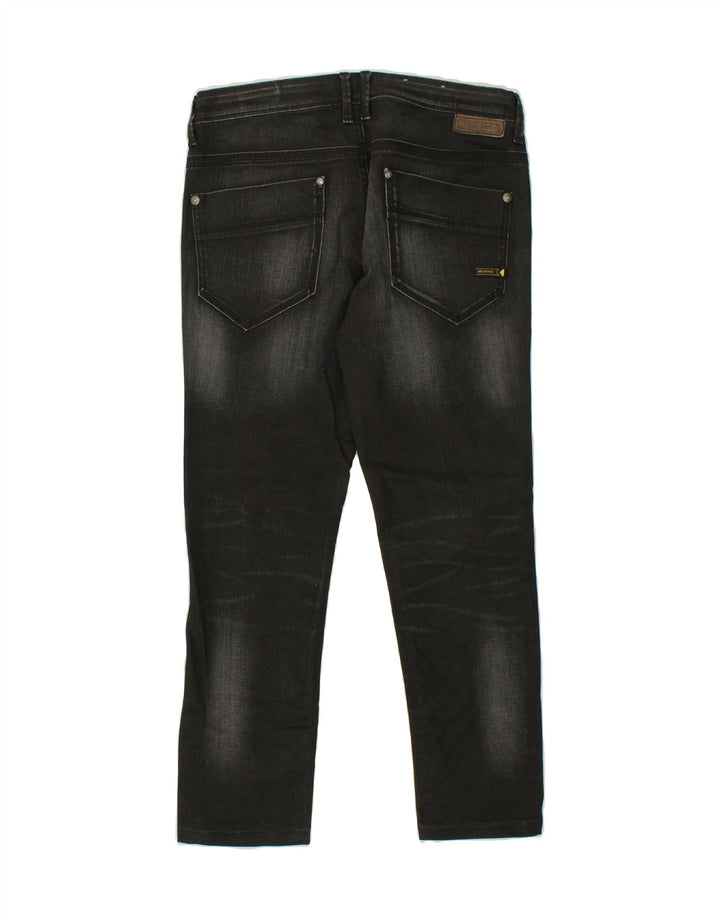 MELTIN' POT Womens Slim Jeans W36 L27 Black Cotton Vintage Meltin' Pot and Second-Hand Meltin' Pot from Messina Hembry 