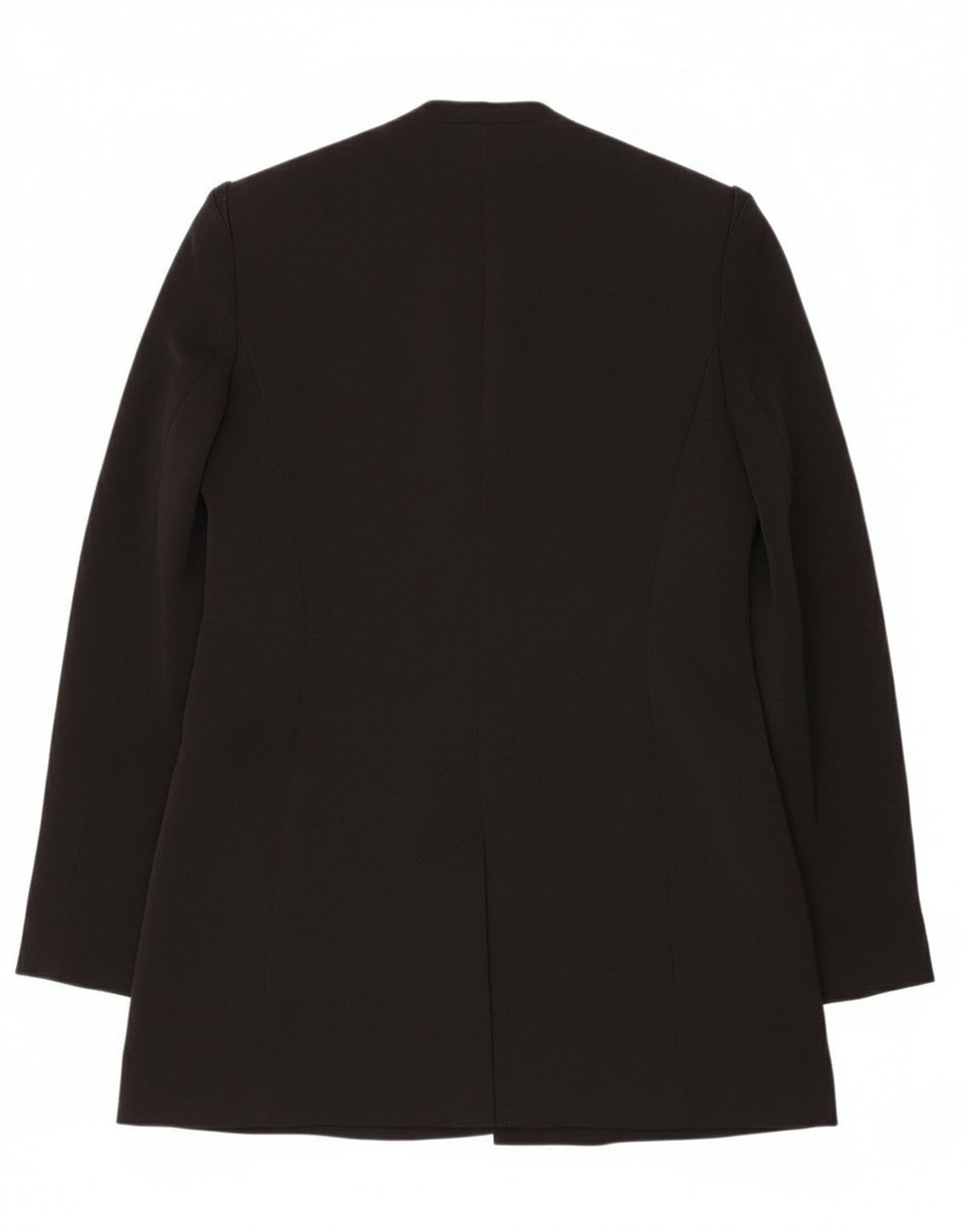 Zara Veste Blazer Ouverte Femme UK 12 Noir Moyen
