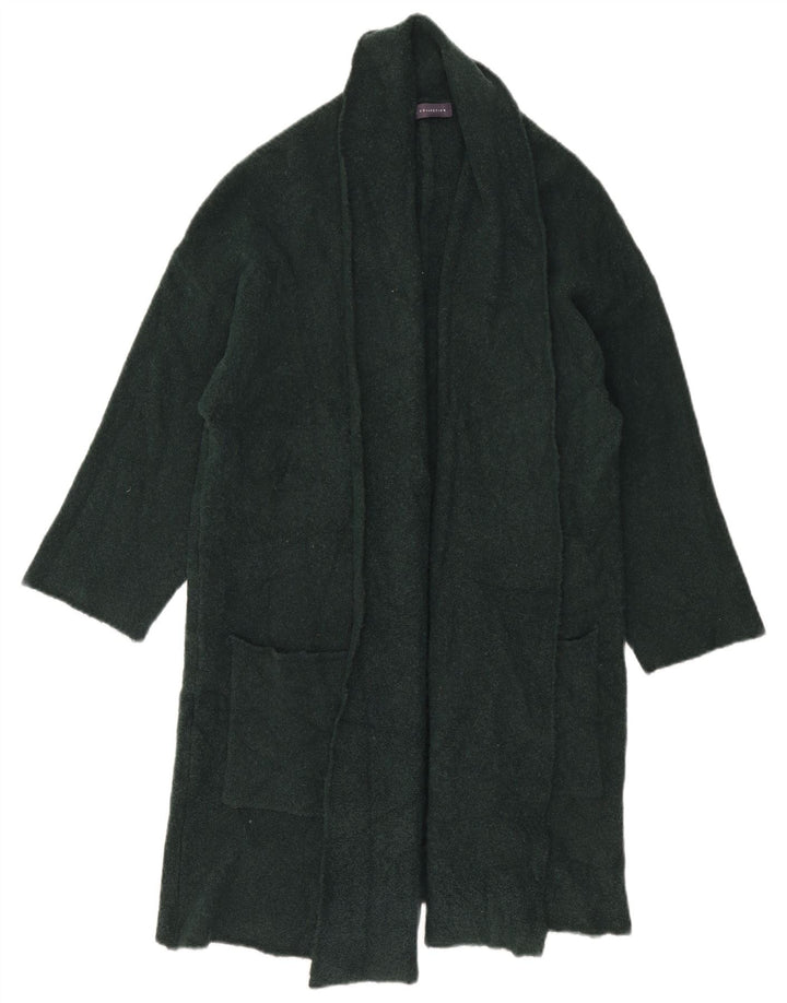 Marks & Spencer Pull cardigan ouvert long pour femme UK 12 Vert moyen