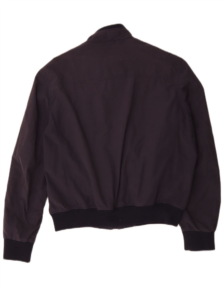 Brooksfield Veste Bomber Homme UK 40 Large Bleu Marine Colorblock Polyamide