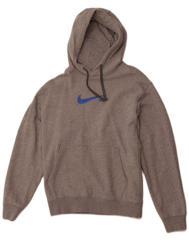 NIKE Pull à capuche graphique pour homme en coton gris moyen