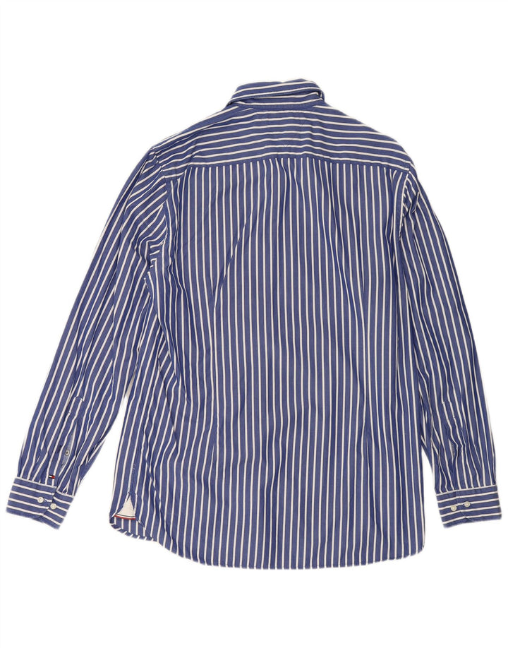Tommy Hilfiger Chemise Homme Large Bleu Rayé Coton