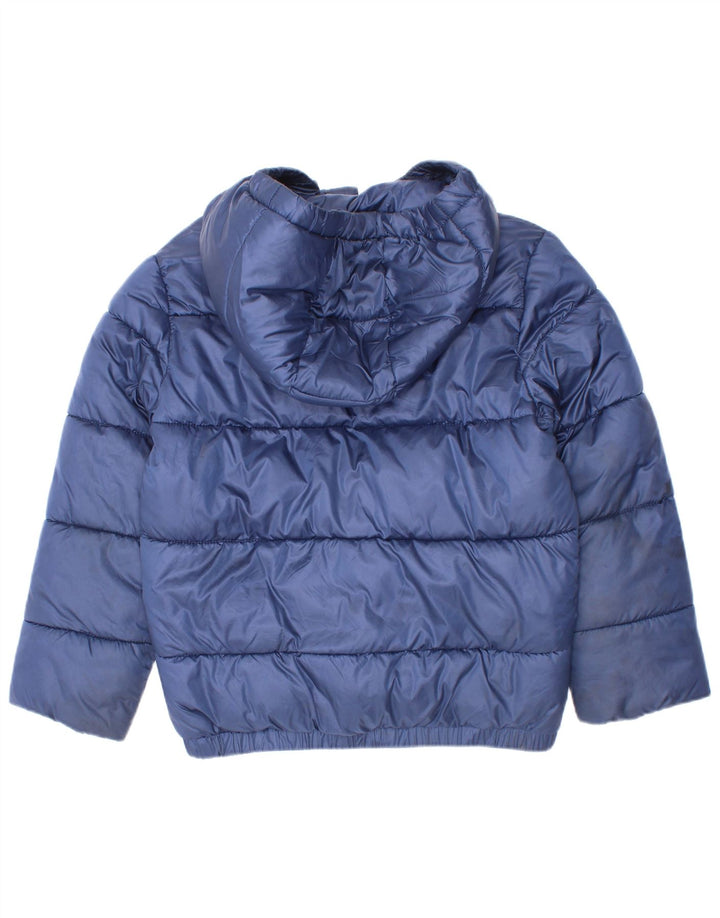 Veste matelassée à capuche vintage pour garçons 5-6 ans Polyester bleu marine