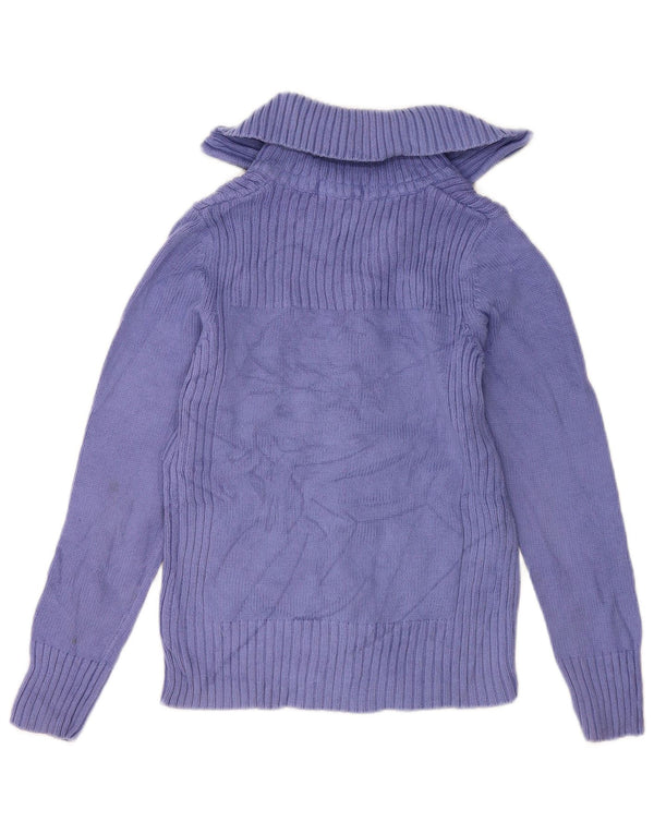 Marks & Spencer Cardigan pour femme en coton violet moyen UK 12