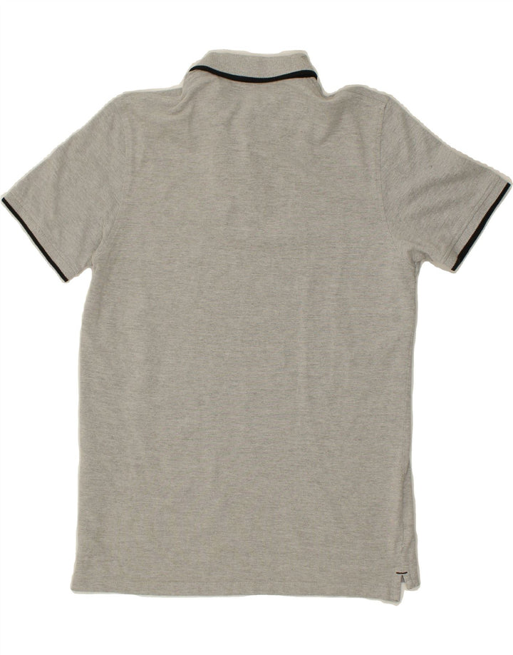 JACK & JONES Mens Polo Shirt Medium Grey Cotton | Vintage Jack & Jones | Thrift | Second-Hand Jack & Jones | Used Clothing | Messina Hembry 