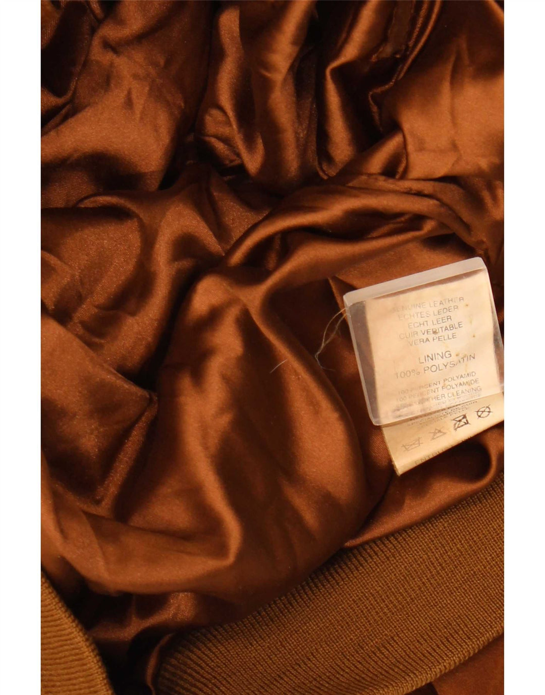 Vintage Bomber en daim pour homme UK 40 Grand cuir marron