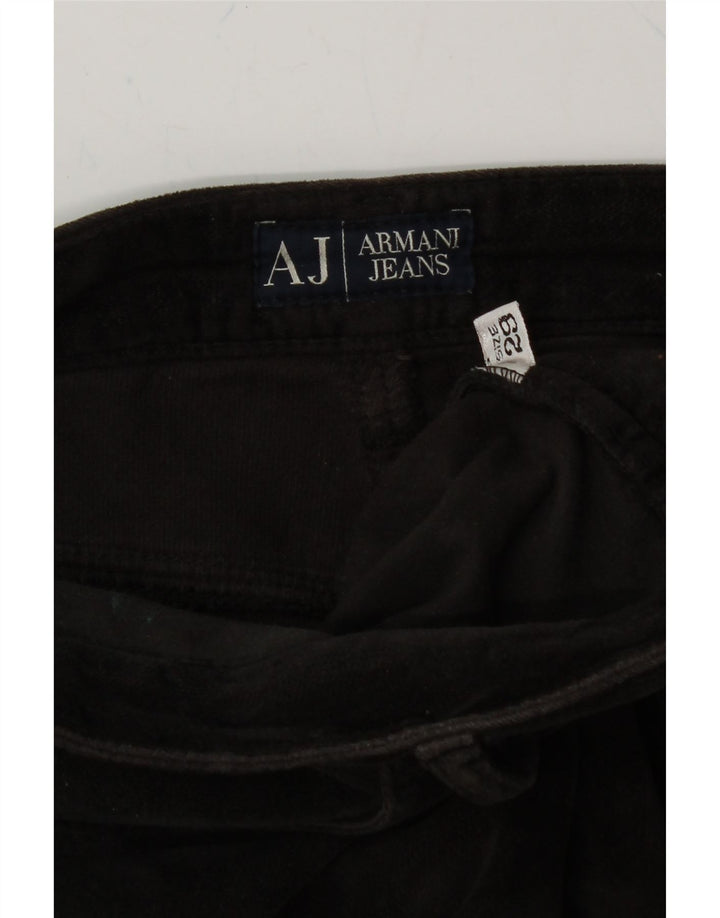 ARMANI Womens Straight Jeans W29 L27  Brown Vintage Armani and Second-Hand Armani from Messina Hembry 