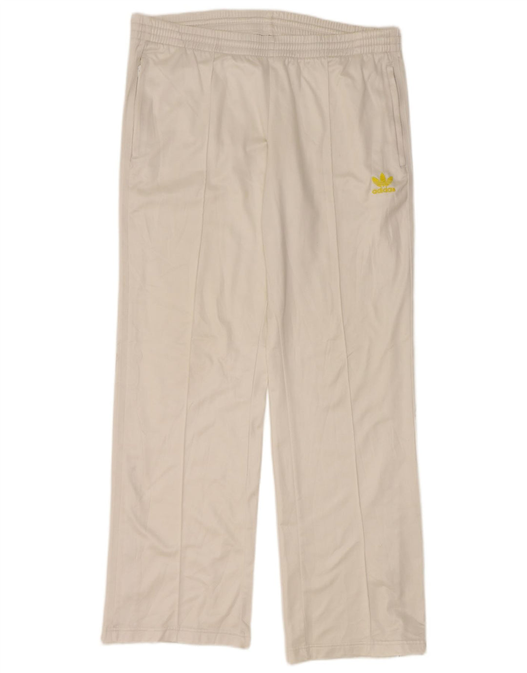 ADIDAS Pantalon de survêtement homme blanc moyen polyester