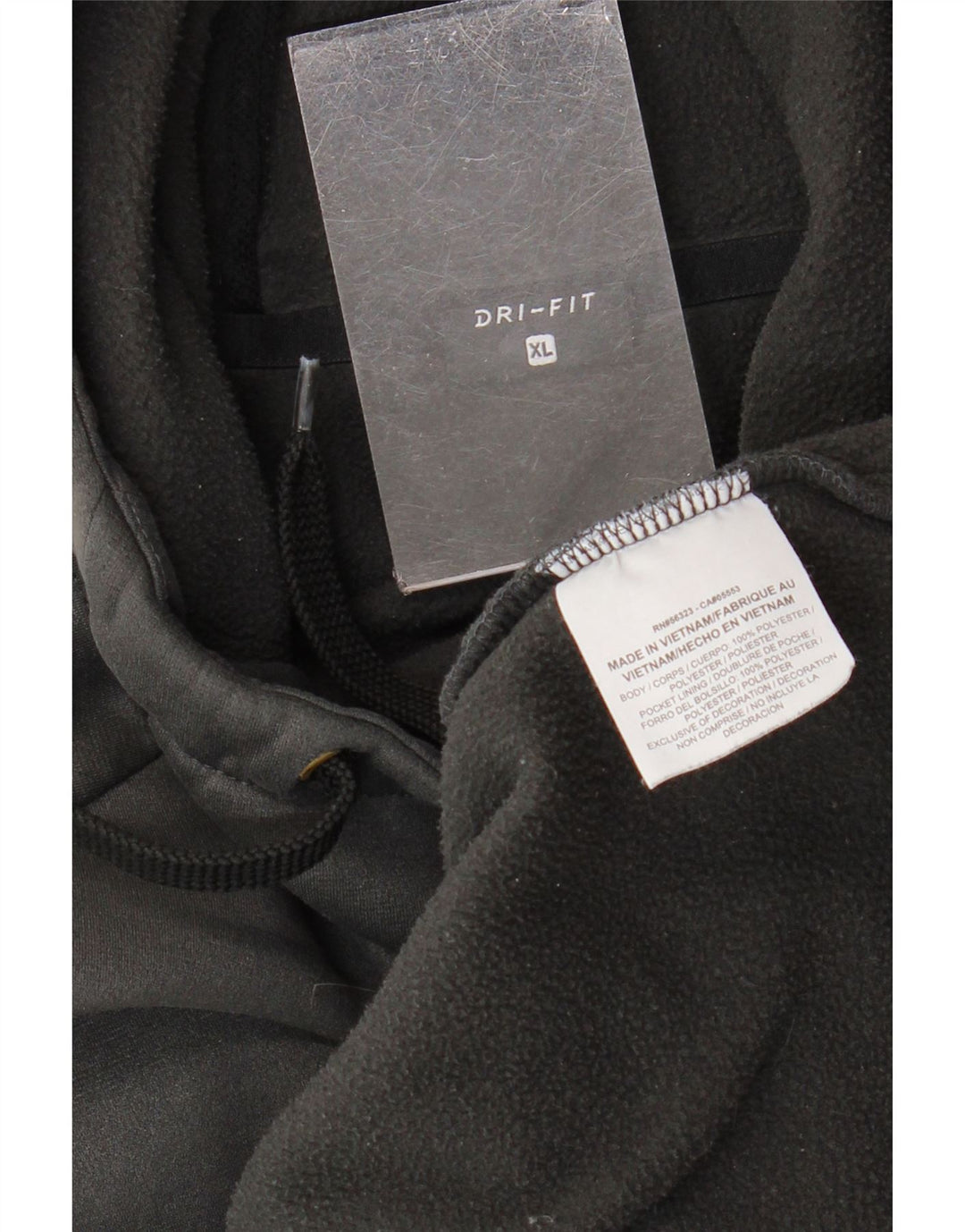 NIKE Pull à capuche graphique Dri Fit pour homme XL Gris Polyester