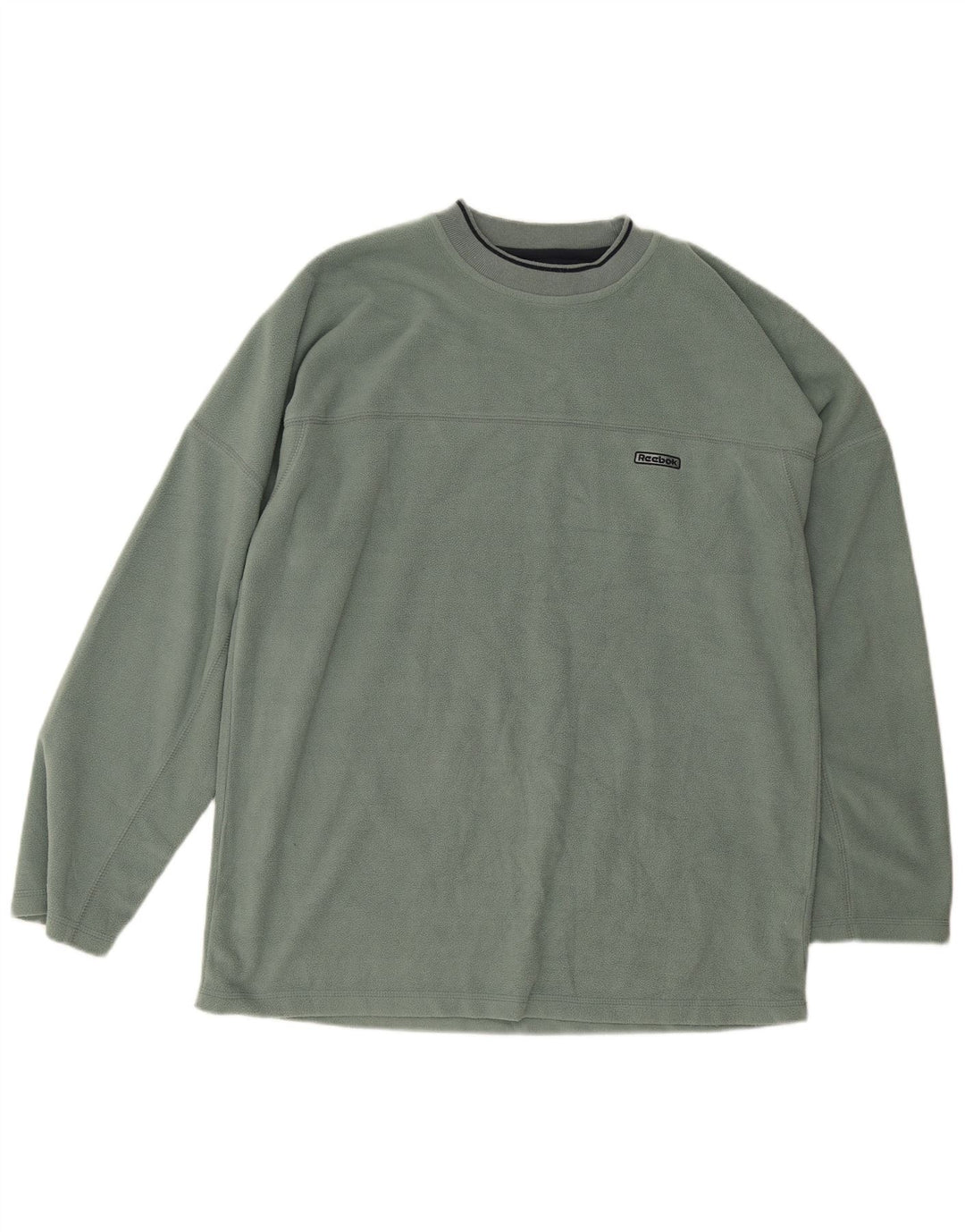 Reebok Pull polaire pour homme UK 40 Vert moyen Polyester
