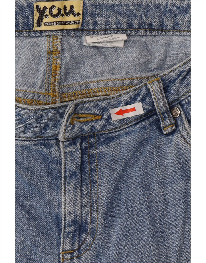 vintage Femme Bootcut Jeans W32 L28 Coton Bleu