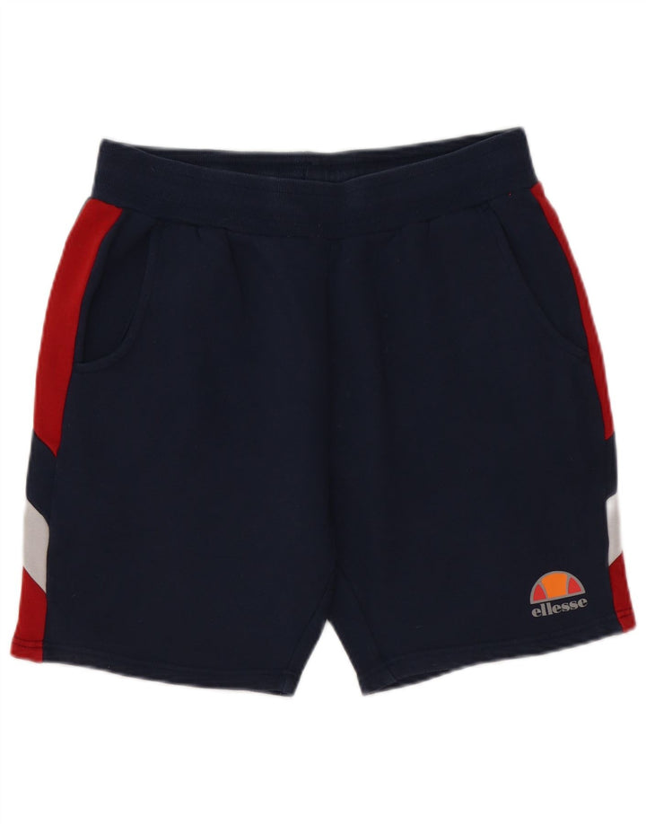 Ellesse Short de sport pour homme Small Bleu marine Colourblock