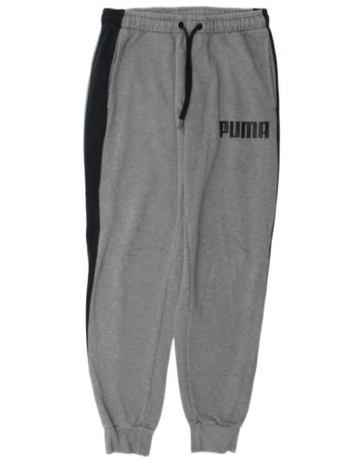Puma Pantalon de Survêtement Graphic Homme Gris Colorblock